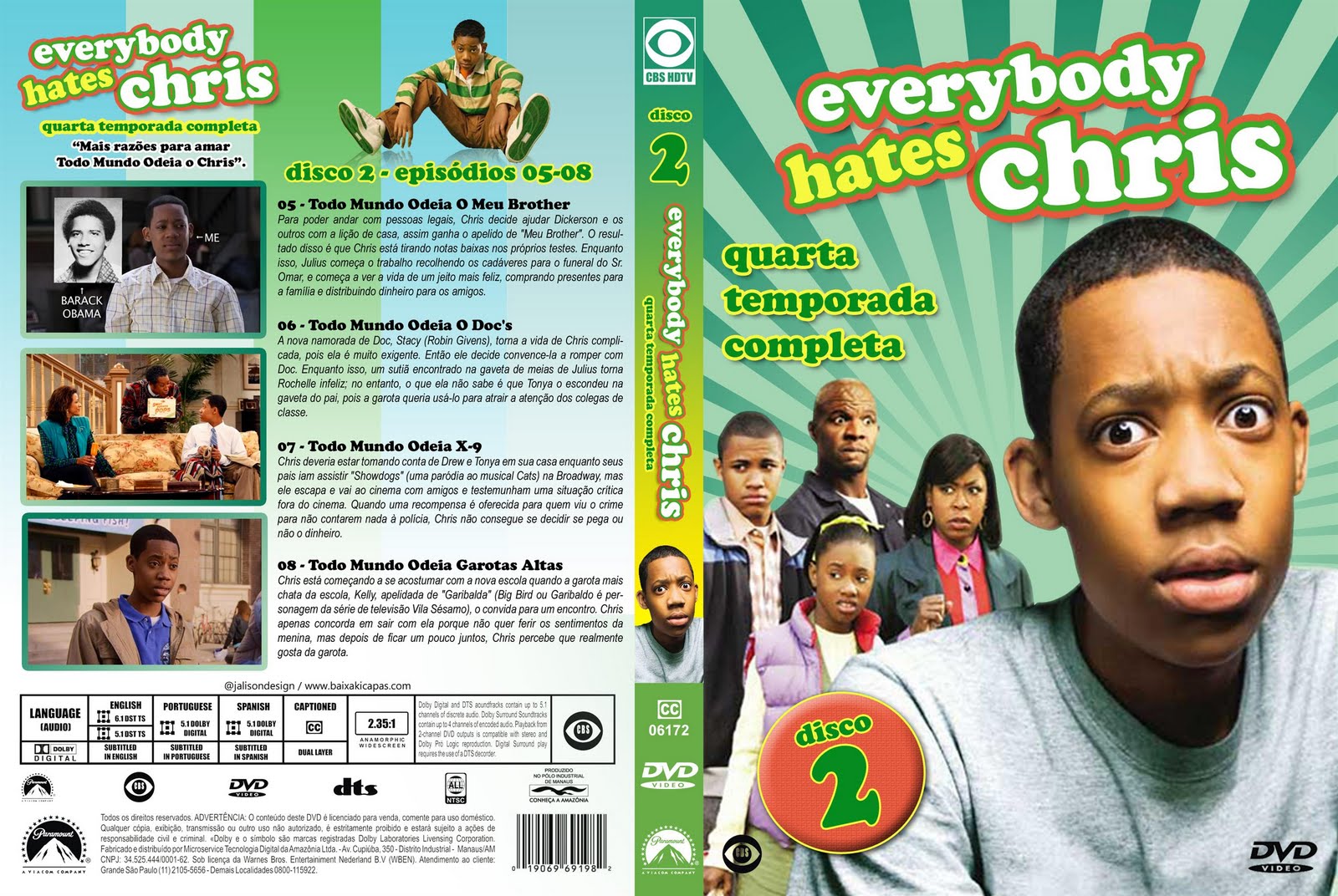 Covers Séries Todo Mundo Odeia O Chris 4° Temporada Disco 2