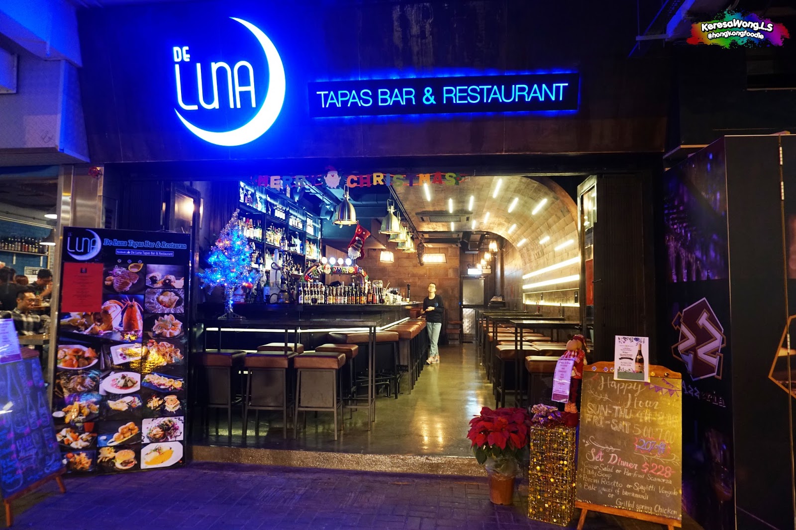 Keresa Wong.L.S 旺角【De Luna Tapas Bar & Restaurant】X'mas set 2016