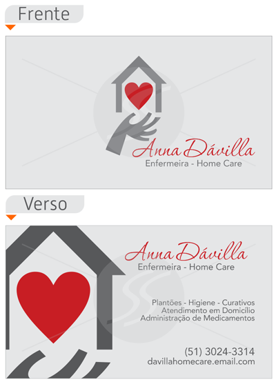 Cartão de visita criativo de enfermagem em sp Cartão de visita criativo de enfermagem em sp