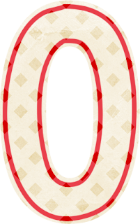 Original Alfabeto con Rombos y Orilla Roja. 