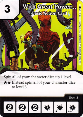 Marvel Dice Masters Promo Card Spider-Man The Amazing No Dice