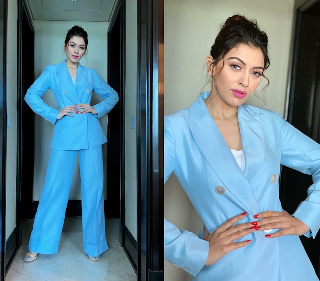 Hansika Motwani in Massimo Dutti