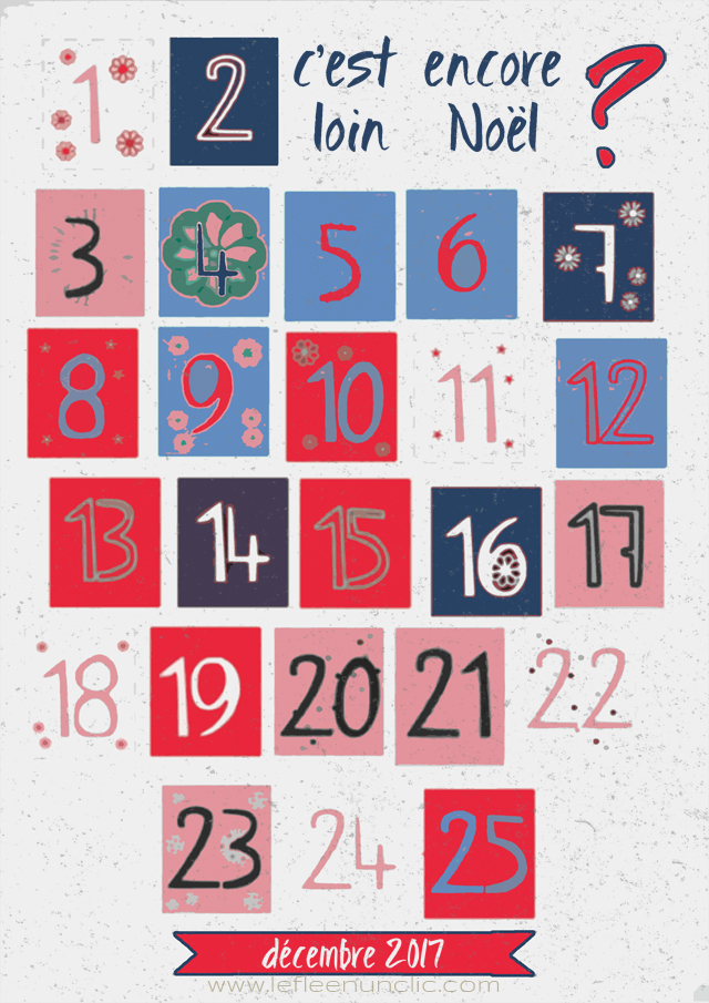 calendrier de l'avent, Noël, FLE, le FLE en 'clic'