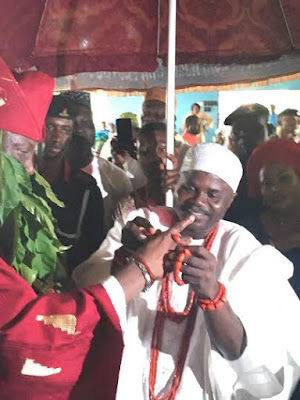 7 Dino Melaye conferred with chieftaincy title, 'Agba Akin' of Akola Ijesha | Photos