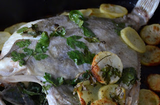 OVEN-BAKED JOHN DORY WITH POTATOES OVEN-BAKED JOHN DORY WITH POTATOES