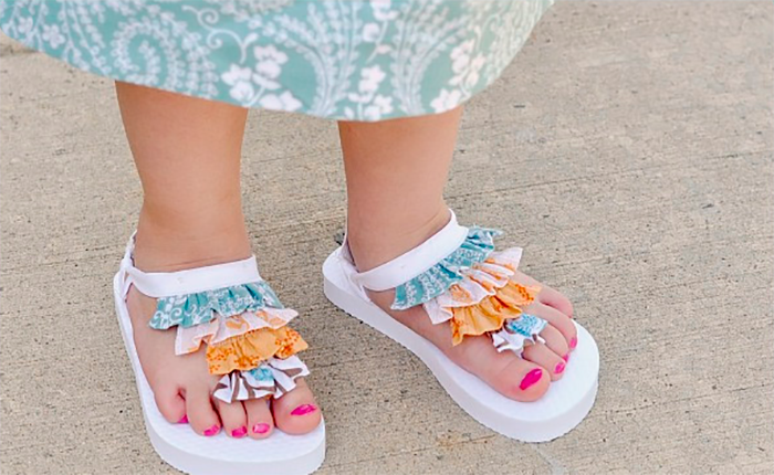 diy costura verano flip flops playa zandalias zapatos chanclas