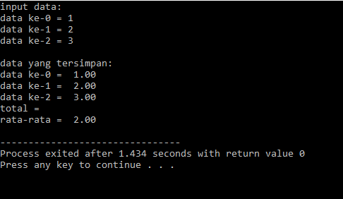 Cara mudah belajar bahasa C++: Program array di Dev-C++
