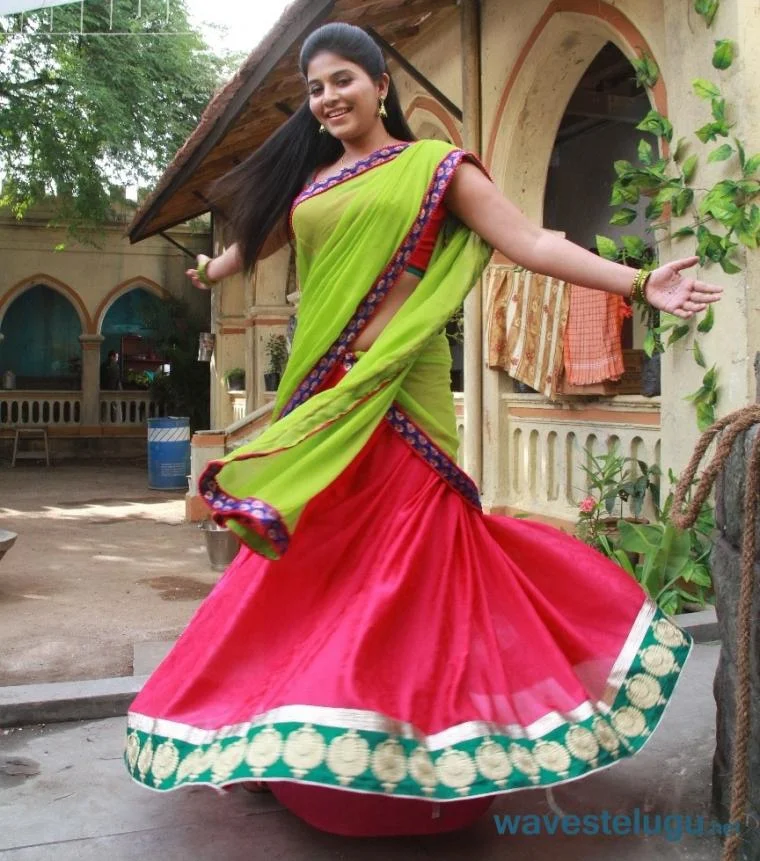 Actress Anjali Sexy in Half Saree Photos