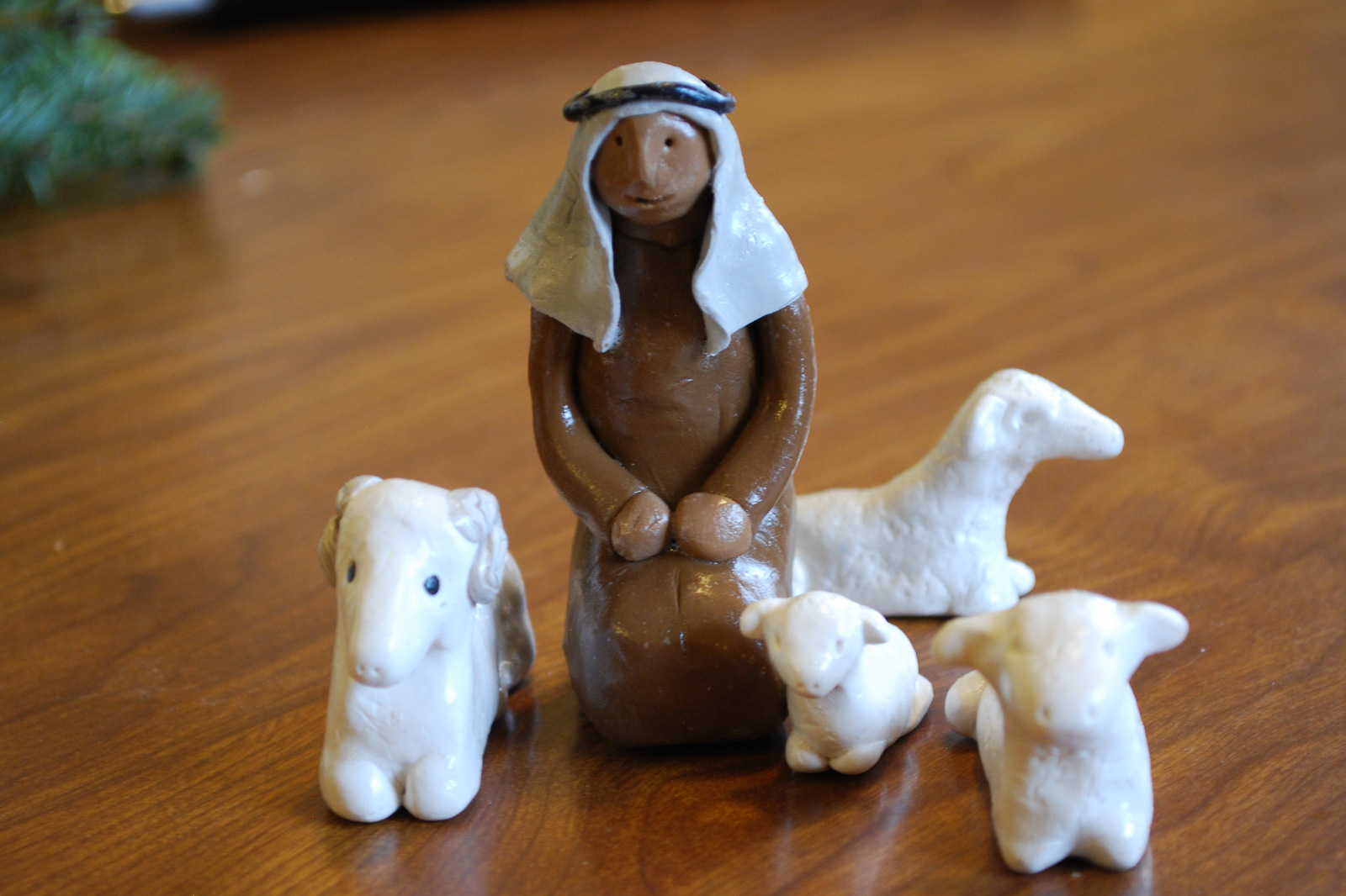 Thoughts from the Sheepfold Sculpey Figures