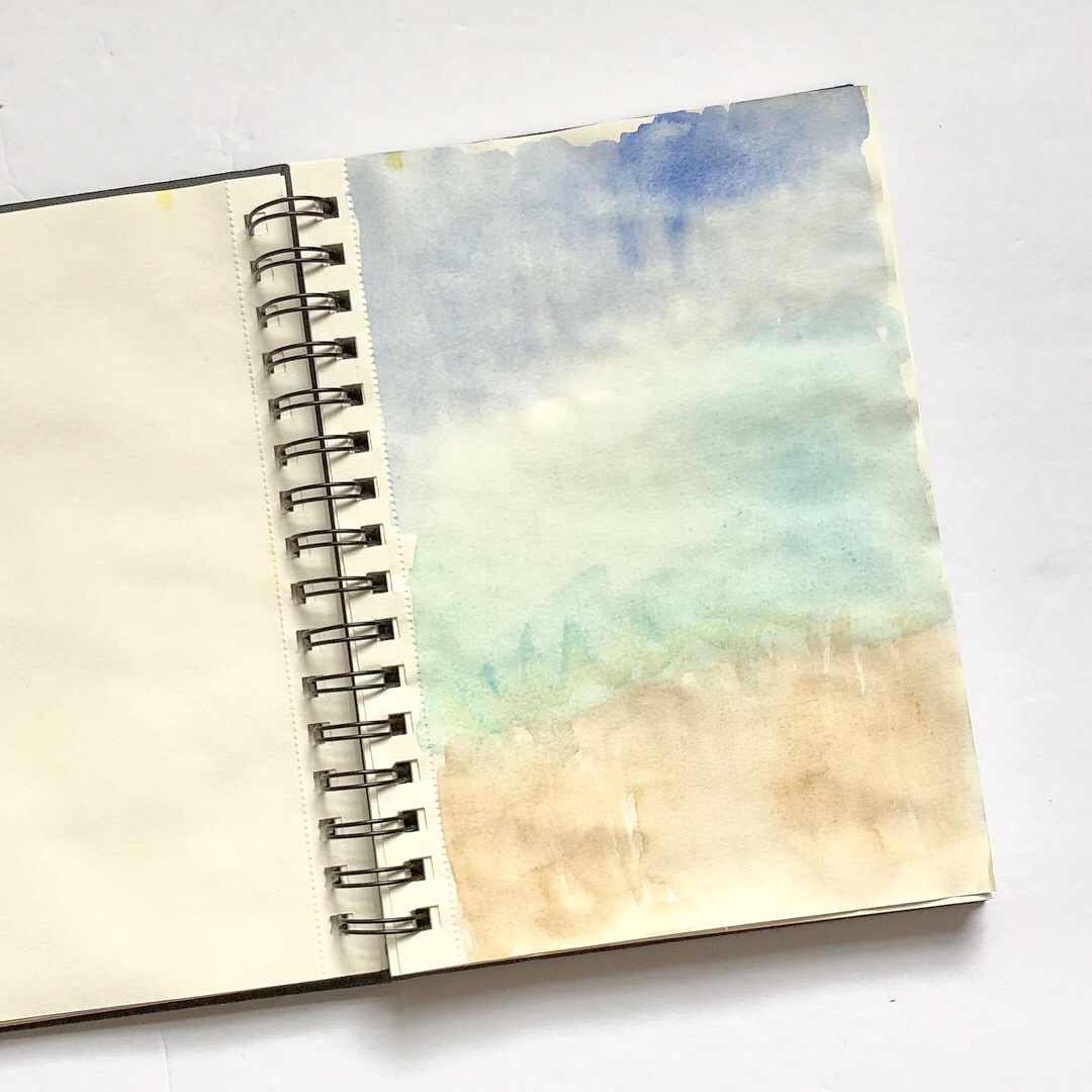 #watercolor #art journaling #art journal #mixed media #watercolor art journal #summer projects #doodling #me time