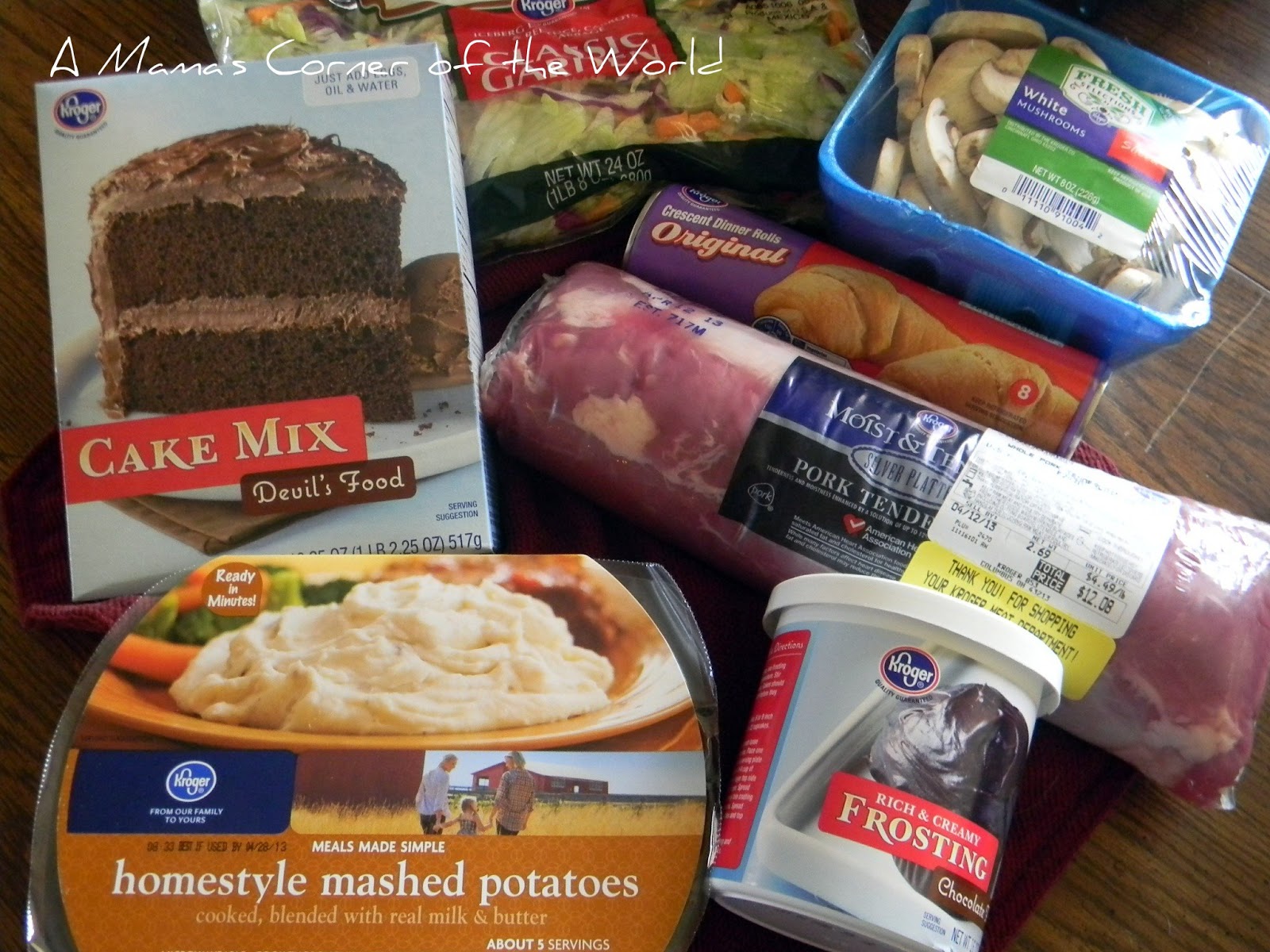 Kroger Brand Product Reviews Quick and Easy Spring Dinner A Mama's