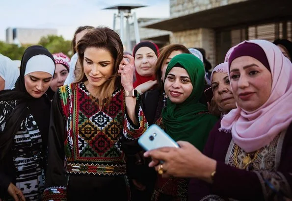 Royal Academy for Nature Conservation Restaurant in Ajloun. Queen Rania also visited the Biscuit House