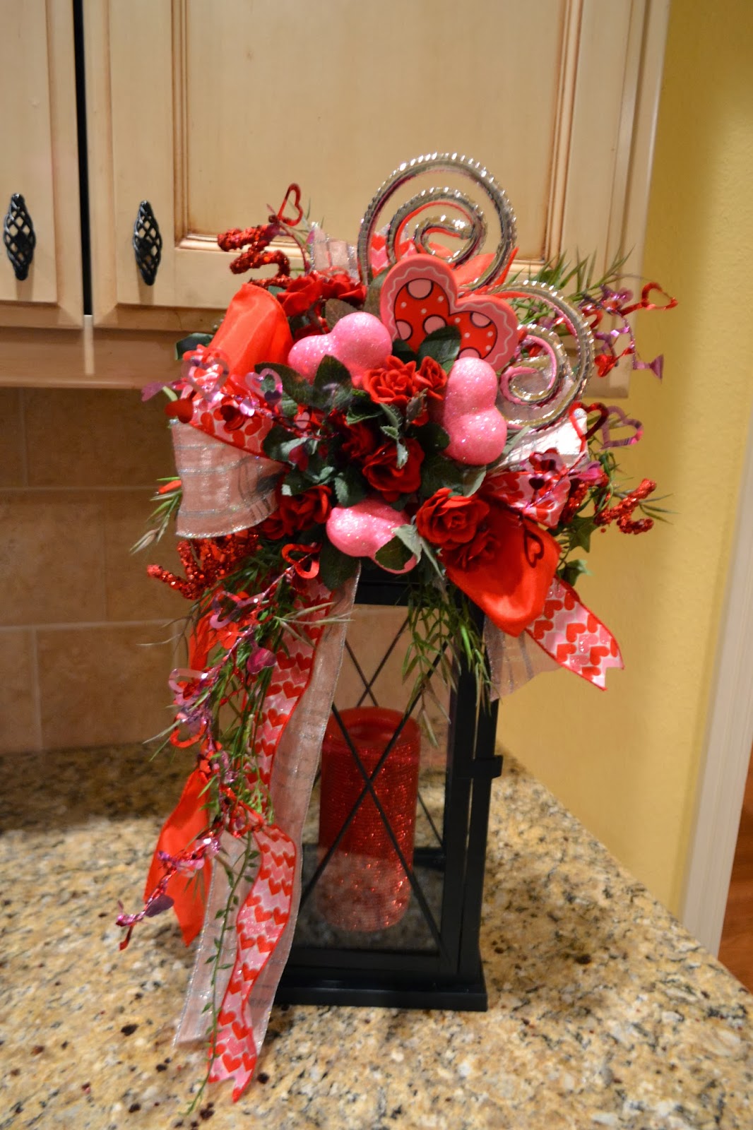 Kristen's Creations Valentine Lantern Swags, Tassels, And Frames