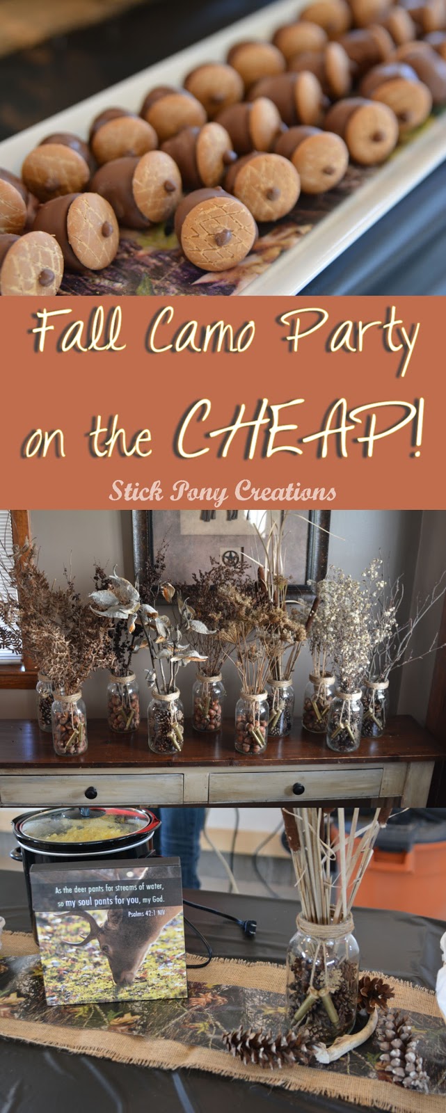 Stick Pony Creations Fall Camo Party On The CHEAP