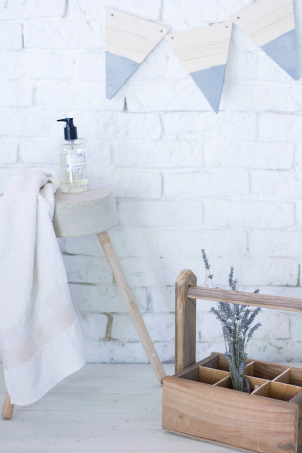 Banqueta cemento diy