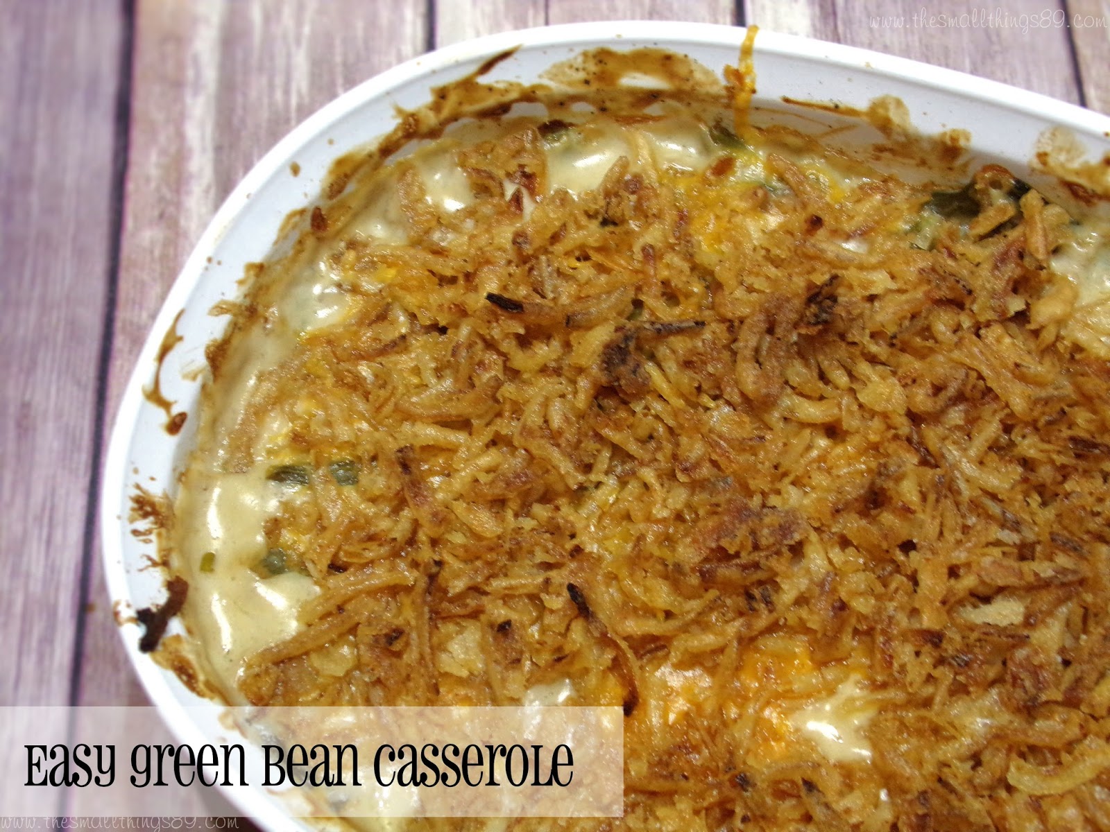 A Green Bean Casserole Anyone Can Make! See How To!
