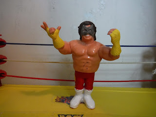 WWF Hasbro CUSTOM (incomplete) Brutus The Barber Beefcake with mask action figure