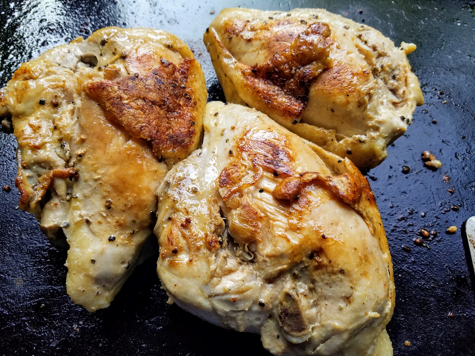 Sous Vide Split Chicken Breast Finished on the Blackstone 36" Griddle The Hungry Hussey