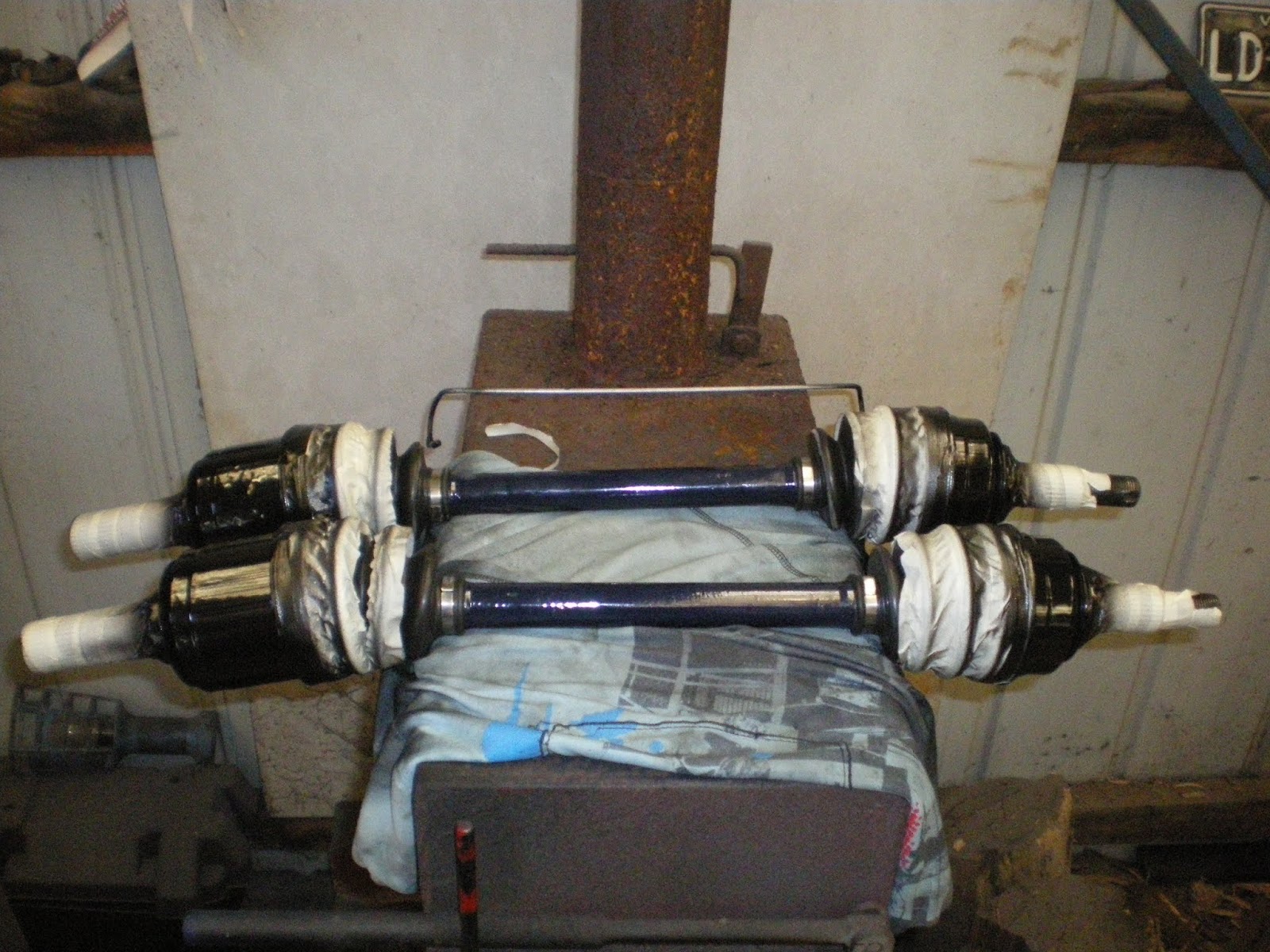 Classic Revival AC Cobra Replica SC 427 The billet axles were next