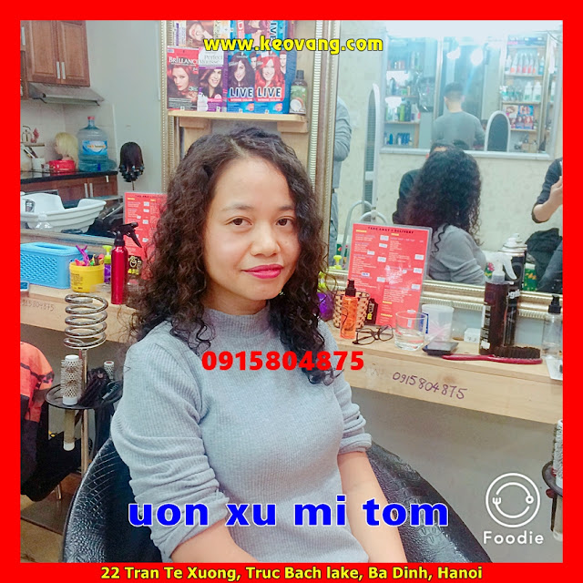 UỐN TÓC XOĂN XÙ MÌ "DI GAN" HOANG DÃ GIỐNG CA SỸ ĐỒNG LAN