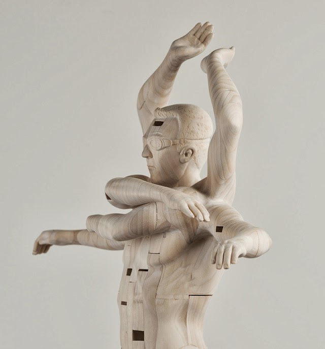 Paul Kaptein Wooden Hand Sculptures