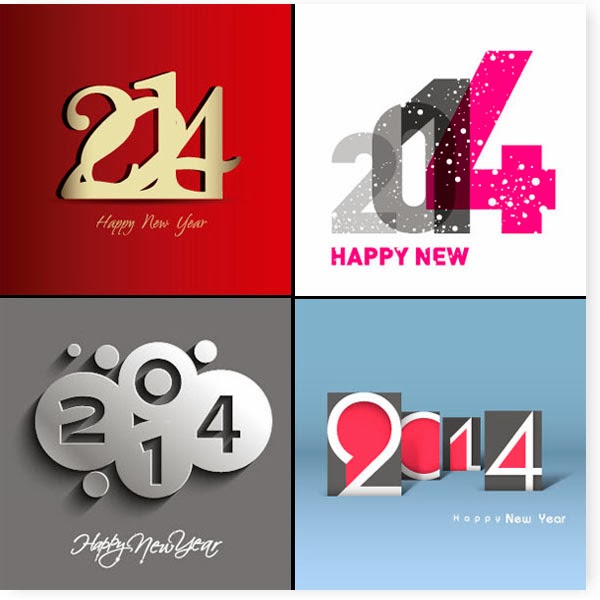 Logos del año 2014 - Vector