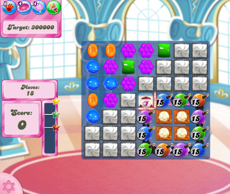 Candy Crush Saga level 2653 Candy Crush Saga level 2653
