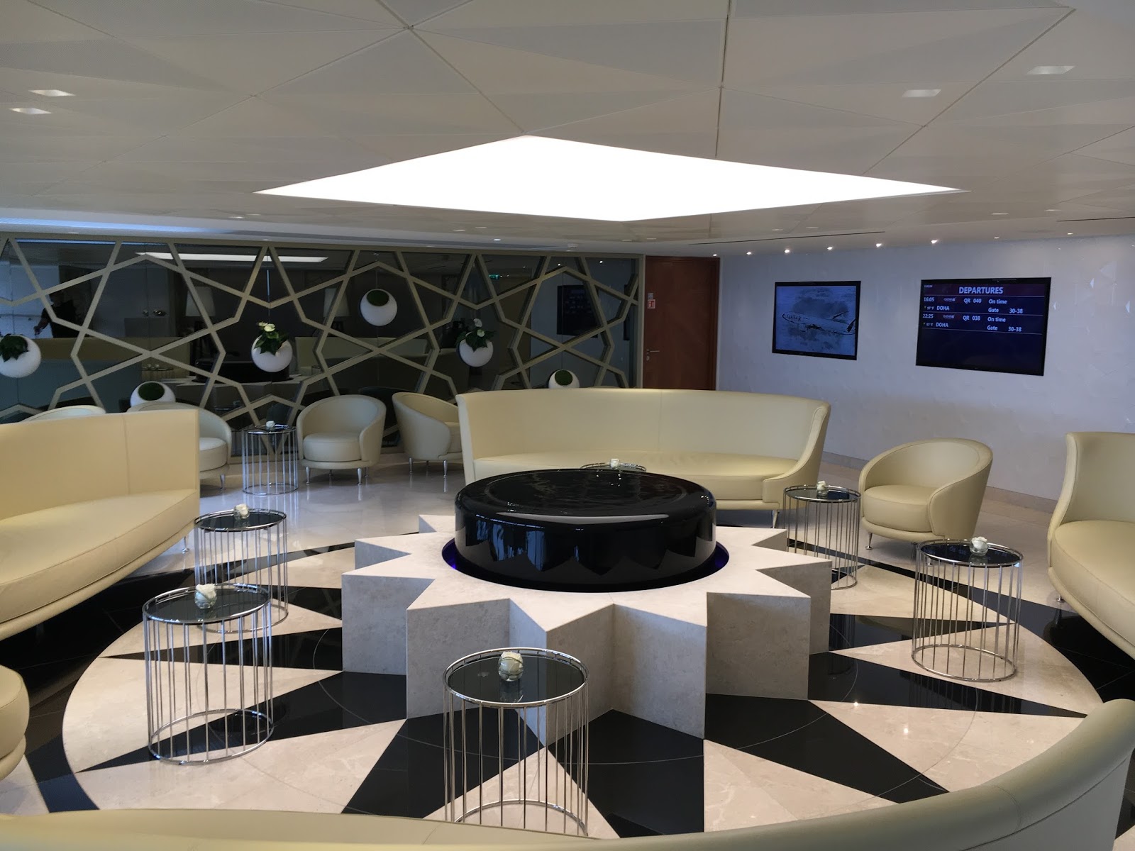 Qatar Airways Premium Lounge Charles de Gaulle Airport, Paris