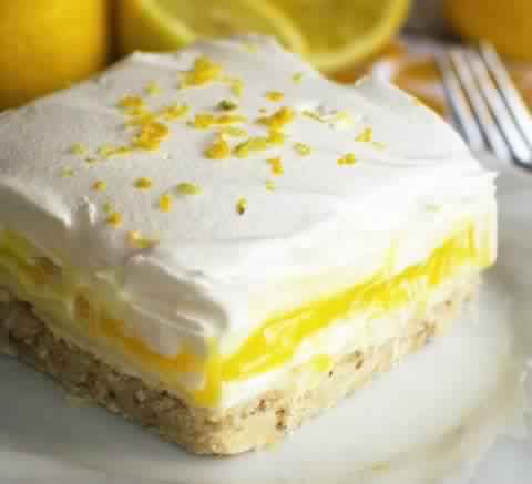 Lemon Lush Dessert - New Kitchen Book