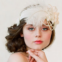 Bridal headband from Twigs and Honey