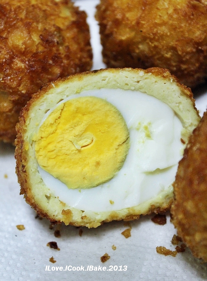 I Love. I Cook. I Bake. Scotch Eggs With Cornflakes Coating