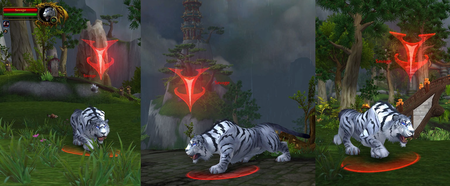 WoW Rare Spawns Savage Trackable Hunter Pet (Cat)