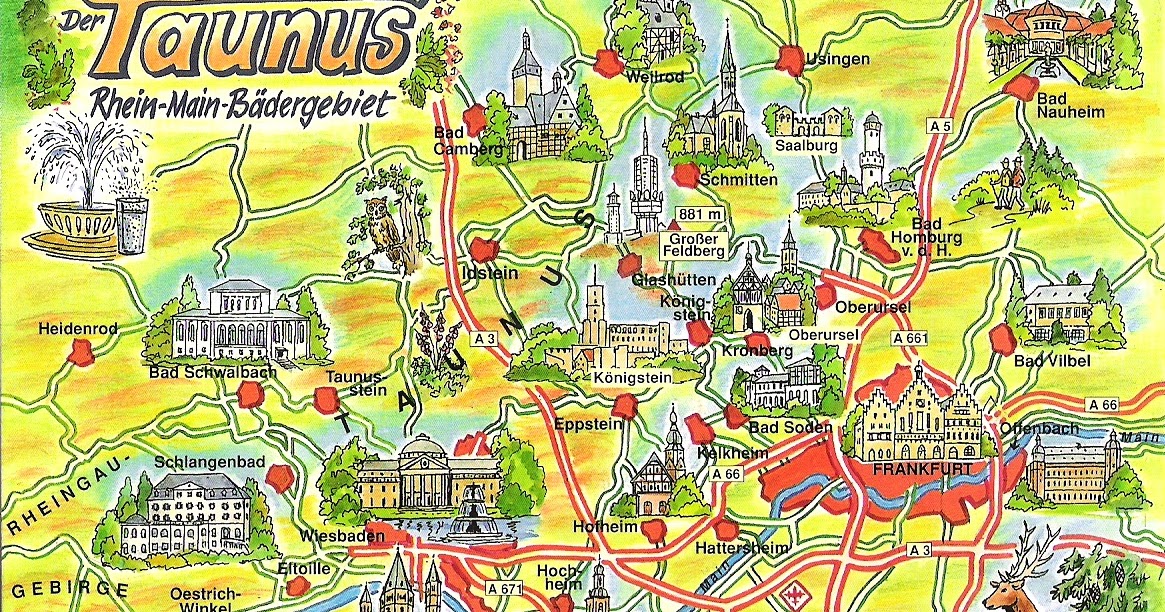 Map Cards - Hunting: 0040 Germany - Taunus