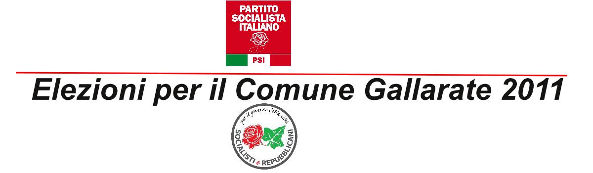 PSI  Gallarate - Elezioni comunali 2011