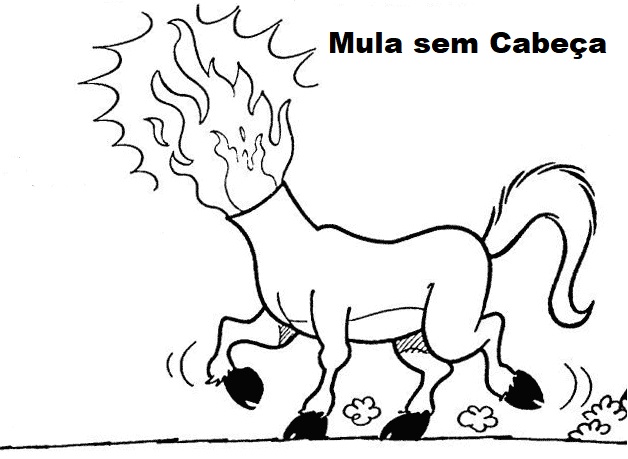 blog de geografia mula sem cabeça desenho para imprimir e colorir