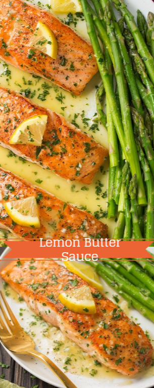 Skillet Seared Salmon with Garlic Lemon Butter Sauce - Mother's Recipe