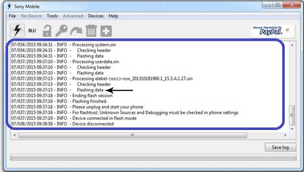 Cara Flash Sony Xperia Z3 D6653 via Flashtool Cara Flash Sony Xperia Z3 D6653 via Flashtool