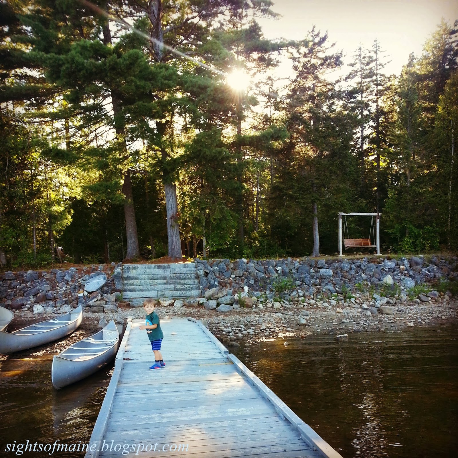 Sights of Maine b Lake / Mt Blue State Park