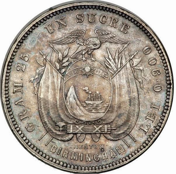 Numismática del Ecuador: El Escudo del Ecuador.