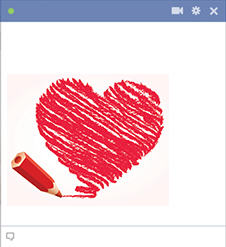 Heart Drawing for Facebook