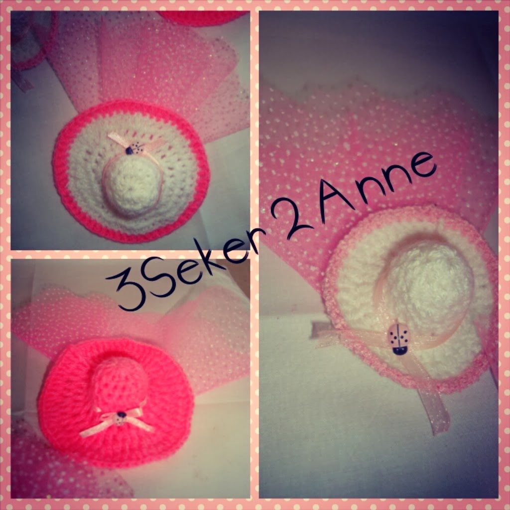 3Şeker 2Anne Şapka Bebek Şekerleri