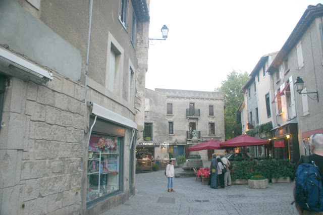 Inside the 12 century walled  in city of Carcassonne is many shops, restaurants, and hotels.