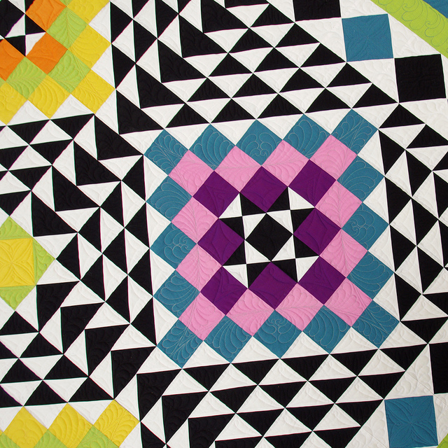 Oakshott Kaleidoscope Quilt ~ Quilting by Karen Terrens from Quilts on Bastings | Red Pepper Quilts