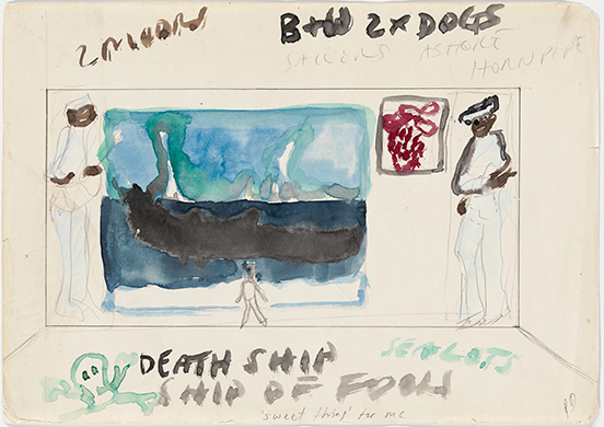 Peter Doig Untitled, 2010 Pencil, watercolor on paper 25 x 35.5 cm
