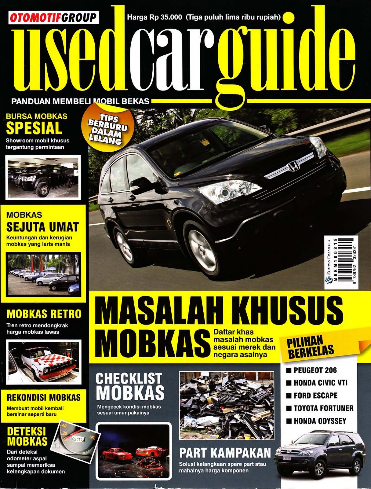 Koleksi K. Atmojo: Majalah Baru: "Used Car Guide" Tahun 2010