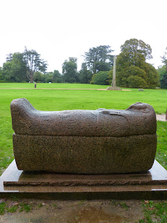 The sarcophagus and the Philae obelisk, Kingston Lacy