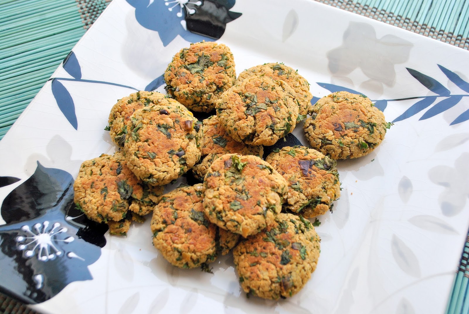 Baked Chickpea Patties (Bolinhos de Grão de Bico Assados) The Green