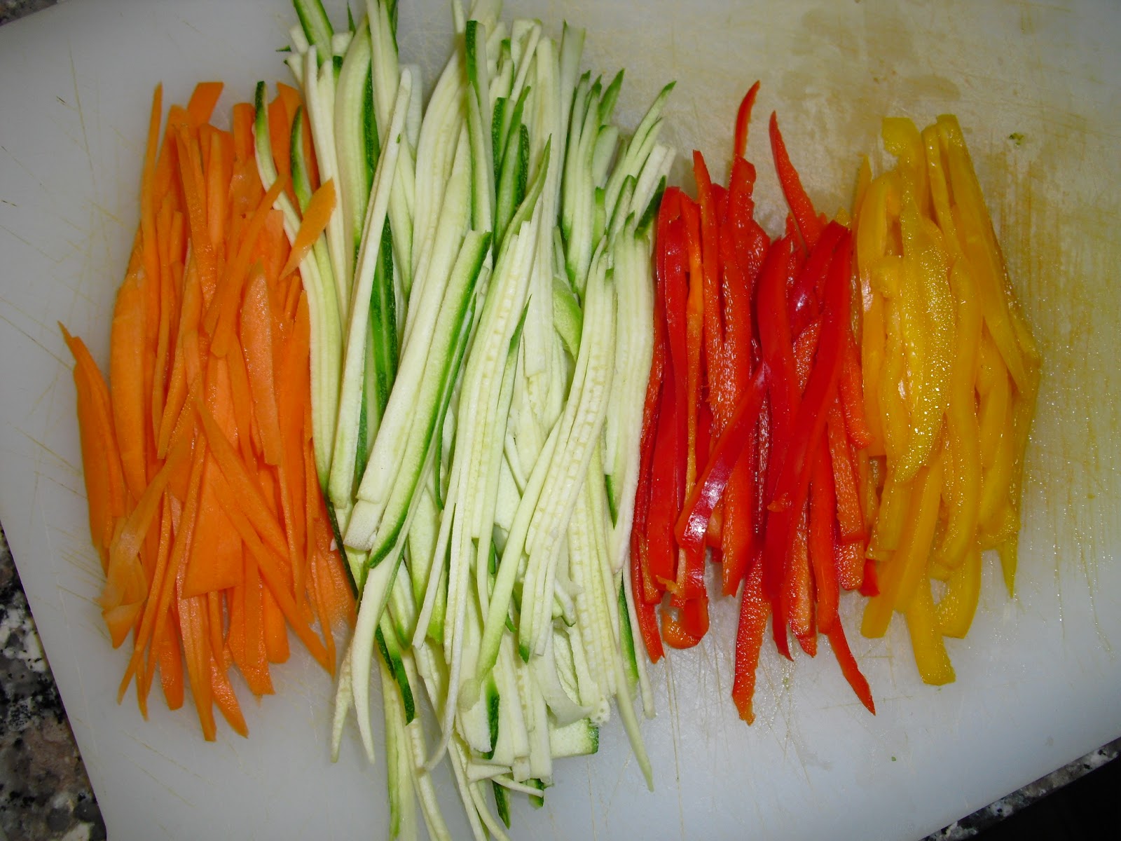 Creativa per gioco e per passione Involtini di verdure julienne