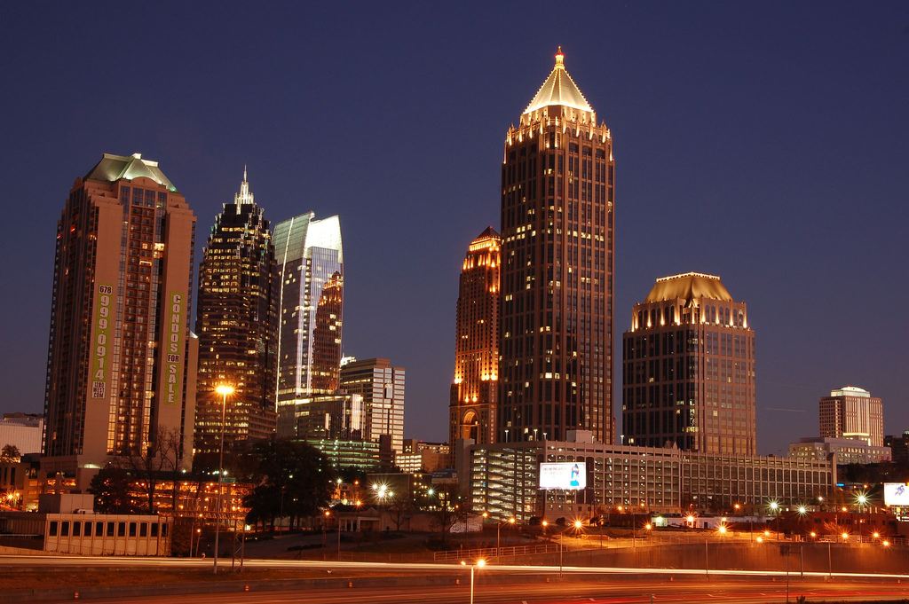 world travel: atlanta capital and most populous city in the U.S