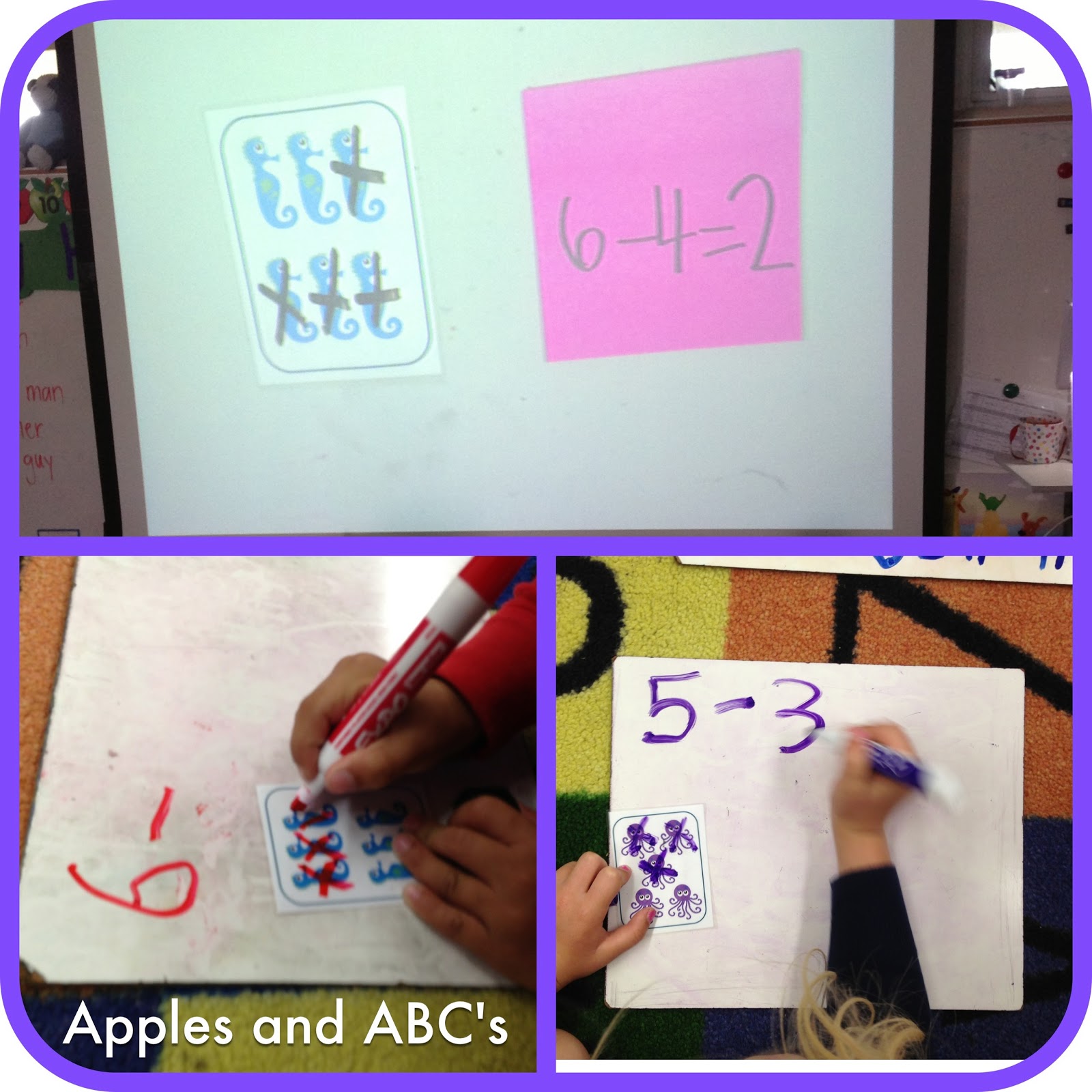 students-making-their-own-subtraction-sentences-apples-and-abc-s